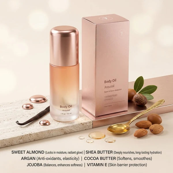 Smileadyshop Pheromone-Infused Body Oil for Women