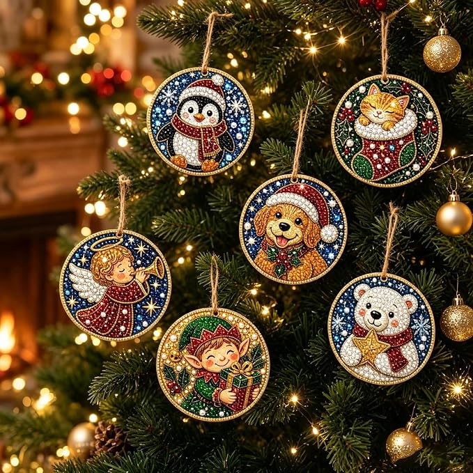 🔥Christmas Sale 49% OFF🎄 DIY Diamond Painting Ornaments Kit