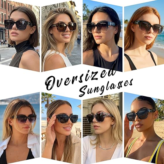 πΆοΈ Polarized Fit Over Sunglasses for Women β UV400 Protection Floral Frame Wear Over Prescription Glasses