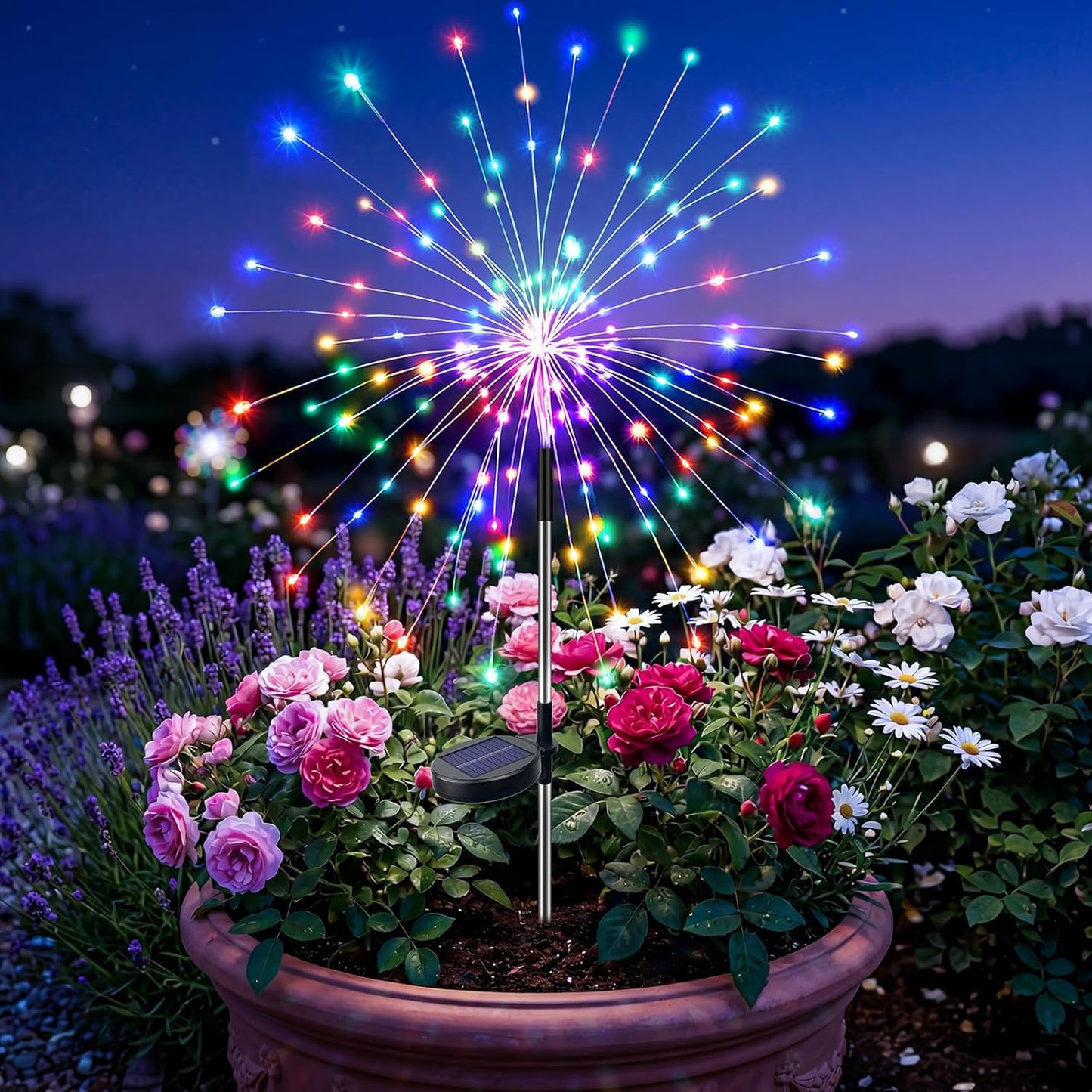 π Halloween Early Bird Sale | 49% OFF Solar Firework Lights Outdoor,200 LED