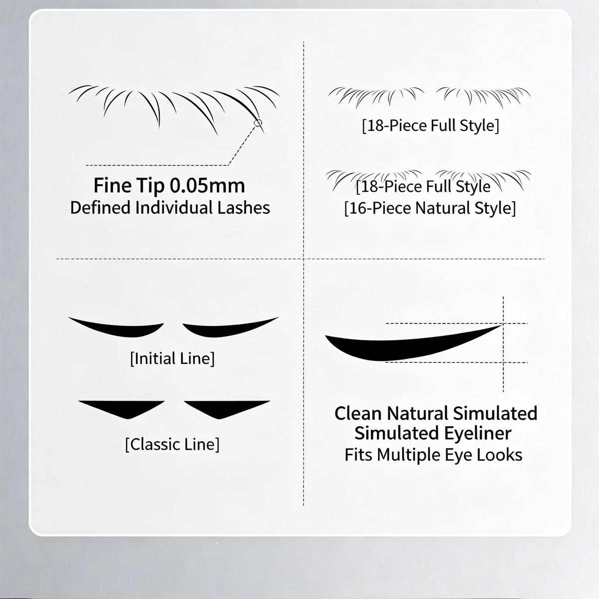 🥳BUY 1 GET 1 FREE💋50K+ SOLD!🔥 50% OFF! 3-in-1 Kit: Eyeliner and Lower Lash Stamp