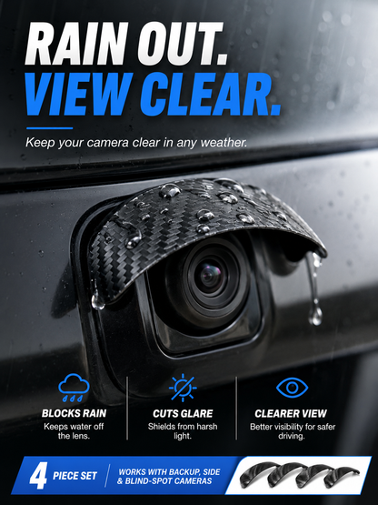 🌧️4-Pack Car Camera Rain Shields