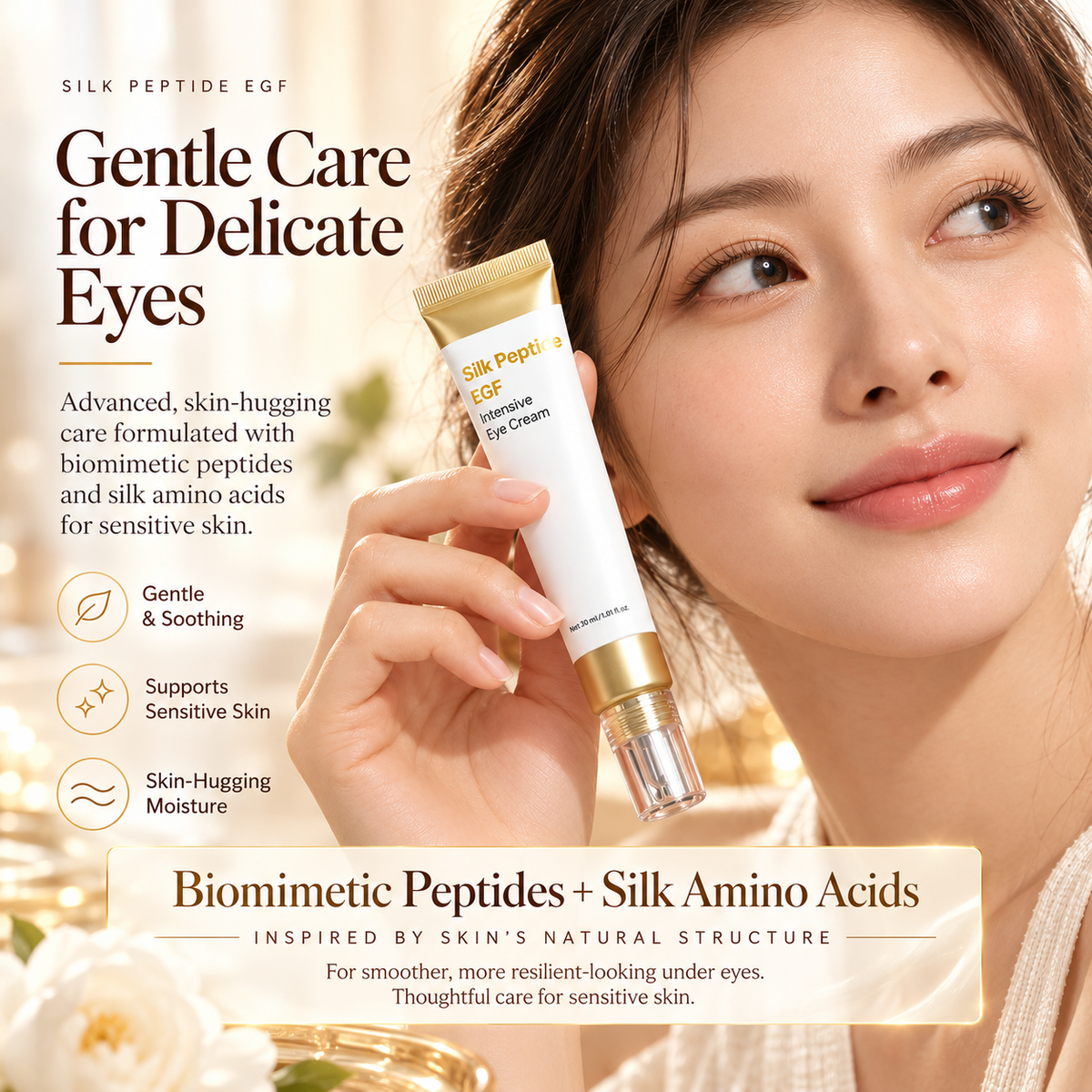 EGF Peptide Revitalizing Eye Cream