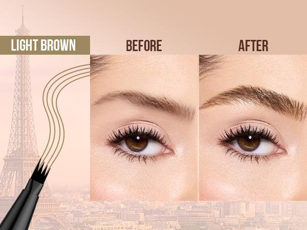 6D Hair-Like Finish Multi-Use Unisex 2-in-1 Brows & Beard Pen