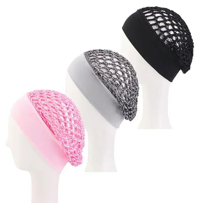 💖Hot 47% OFF🌹🌙 3-Piece Stretchy Wide-Edge Sleeping Cap Set