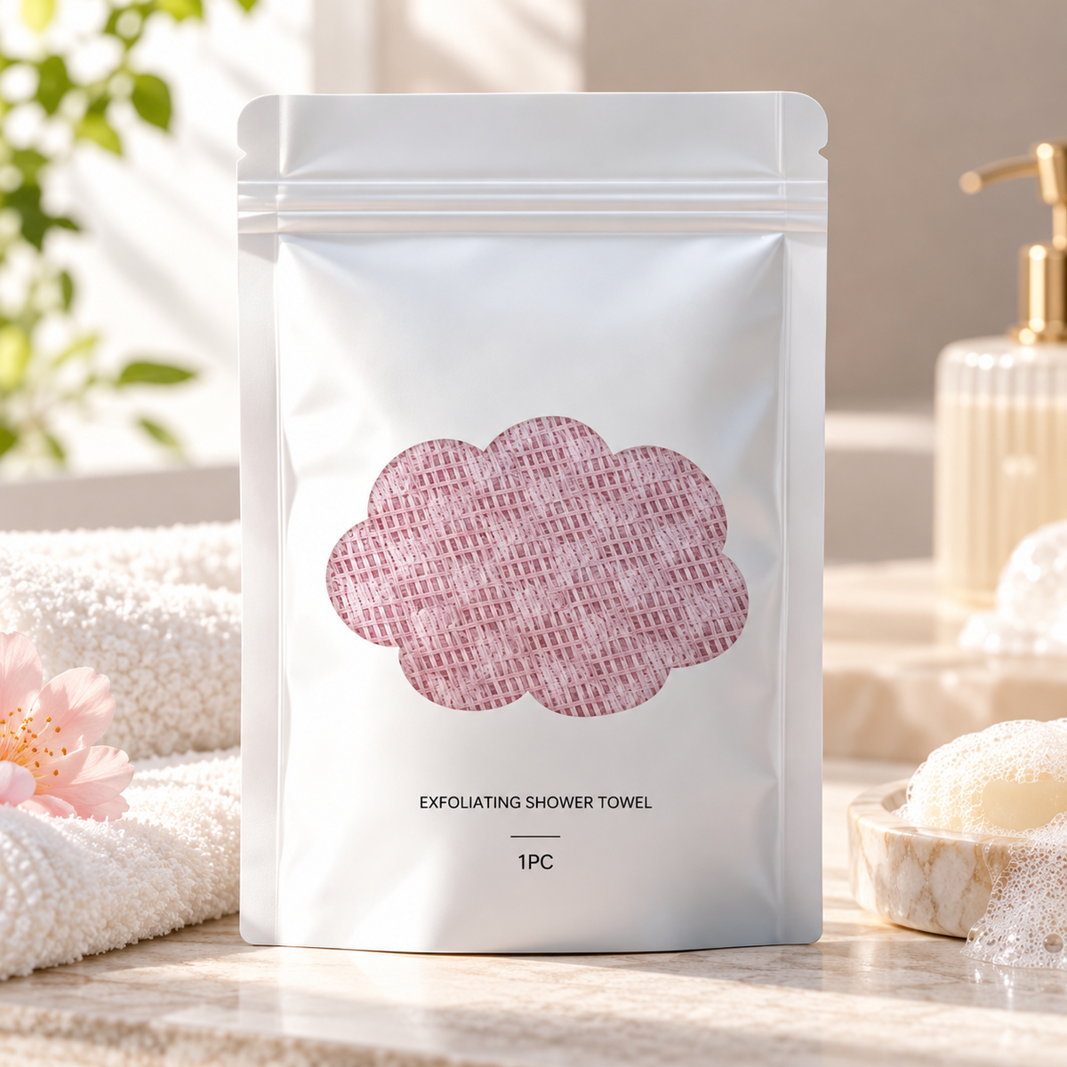 ✨ Ultra-Soft Shower Towel – Super Absorbent, Quick-Dry & Reusable