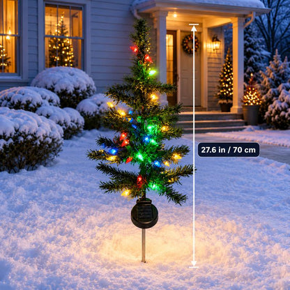 🎄 Solar Christmas Tree Garden Light – Festive Outdoor Holiday Decor