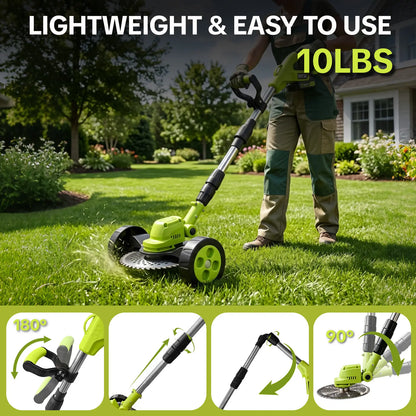 🌿40% OFF TODAY⚡ 3-in-1 Cordless Grass Trimmer（Free shipping）