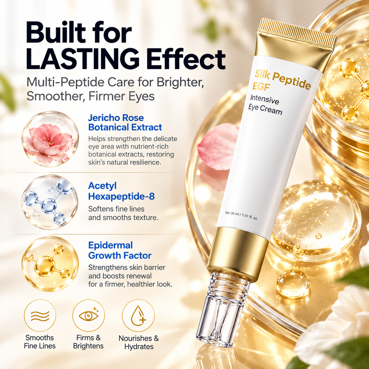 EGF Peptide Revitalizing Eye Cream