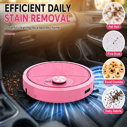 Mini Car Mat Robot Vacuum – Clean Dust, Crumbs & Pet Hair