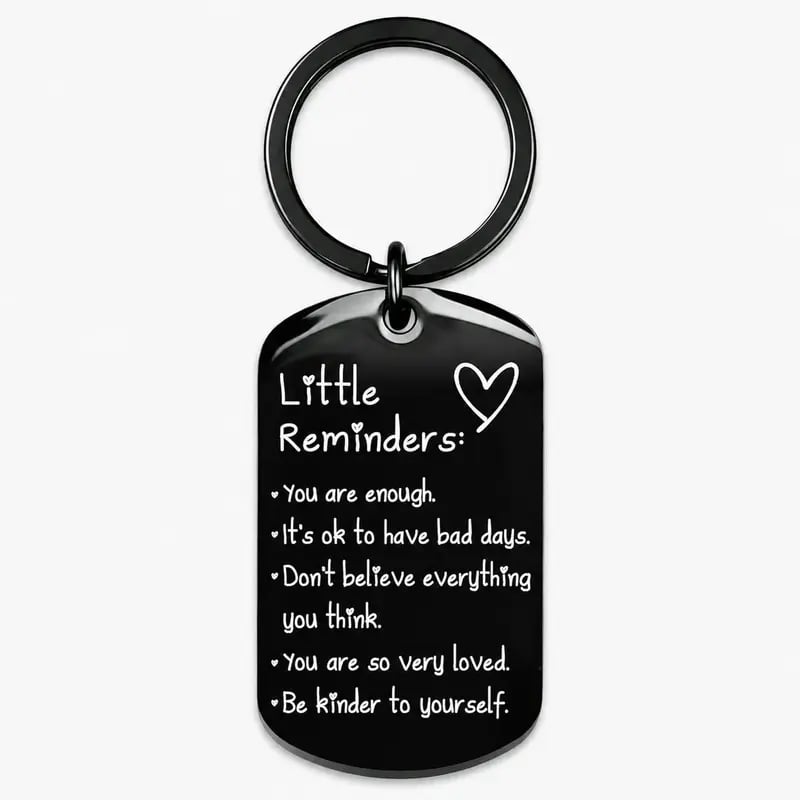 A Tiny Keychain With A Powerful Message 🎁