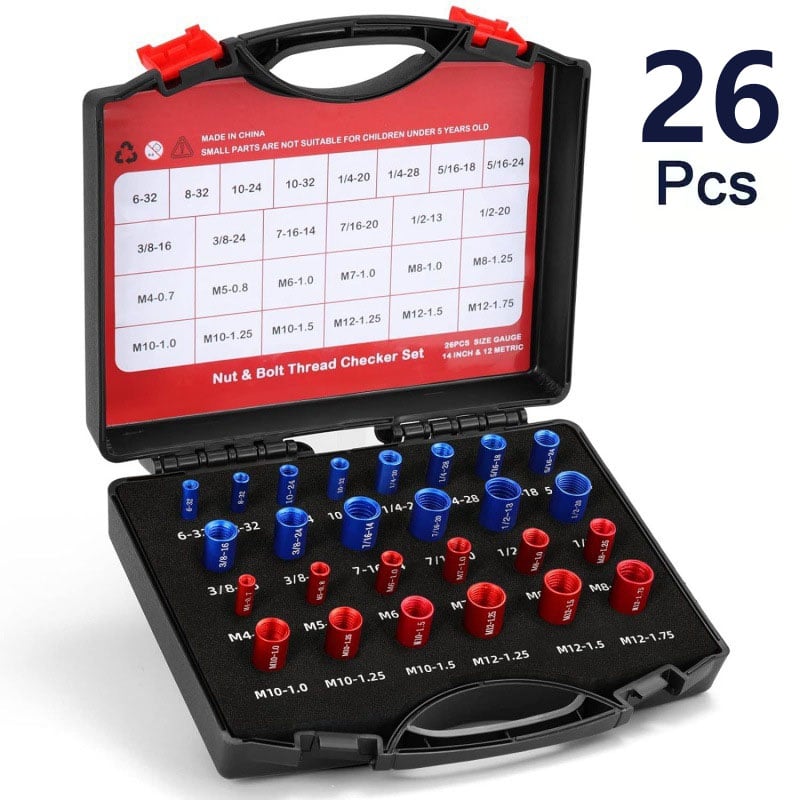 26 piece thread checker kit