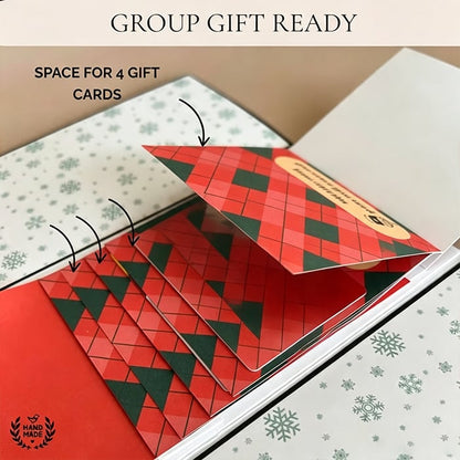 🏆Flash Sale⚡ 50K+ SOLD! Almost Gone🎅Handmade Christmas gift card booklet