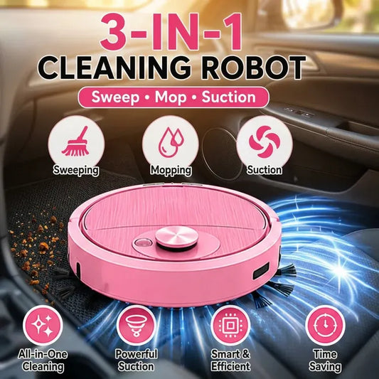 Mini Car Mat Robot Vacuum – Clean Dust, Crumbs & Pet Hair