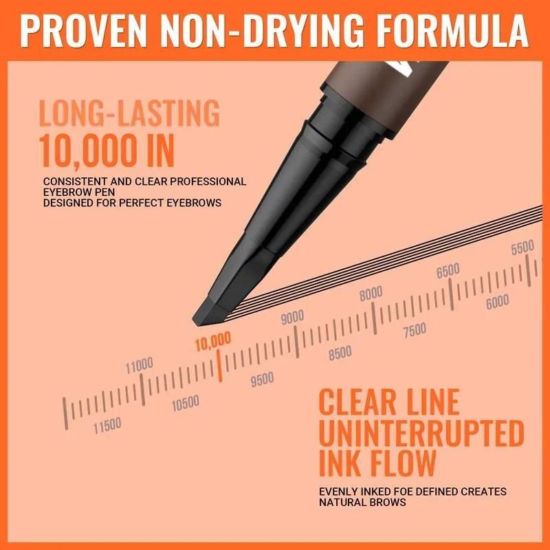 🎉2-in-1 4D Eyebrow Pencil ✅Natural Brow Makeup and Eyelash Line