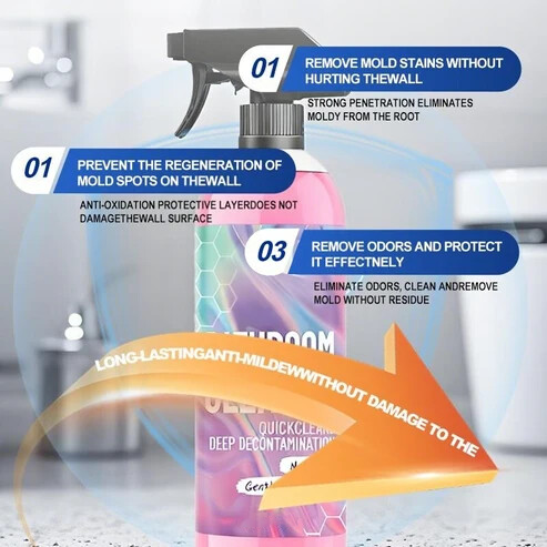 🌟🌟 Bathroom Cleaner: Sparkle in Seconds, No Harsh Fumes