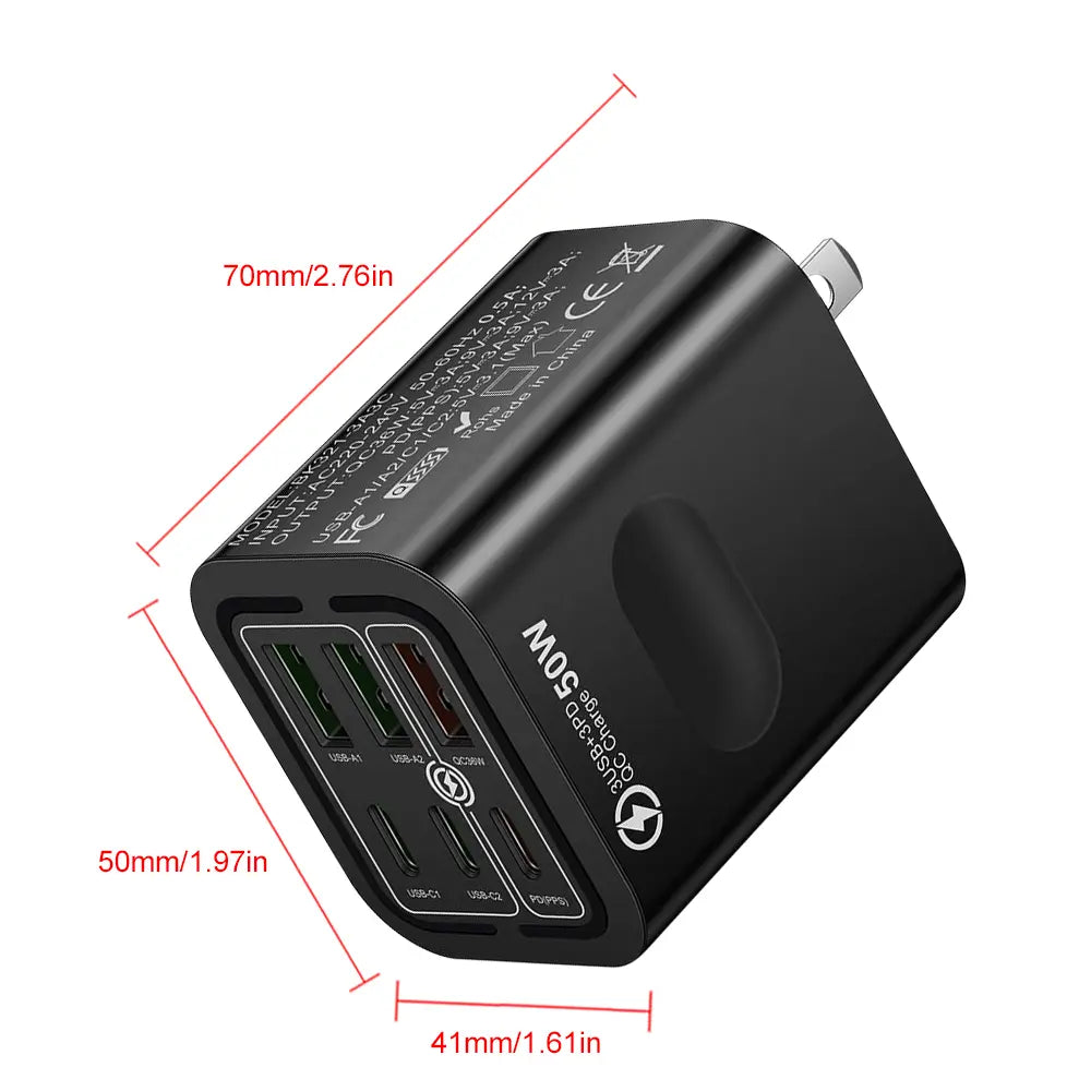 Compact charger dimensions