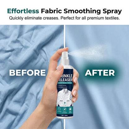 🔥 Instant Wrinkle Release Spray – No Iron Needed, 100ml Travel-Friendly Fabric Refresher