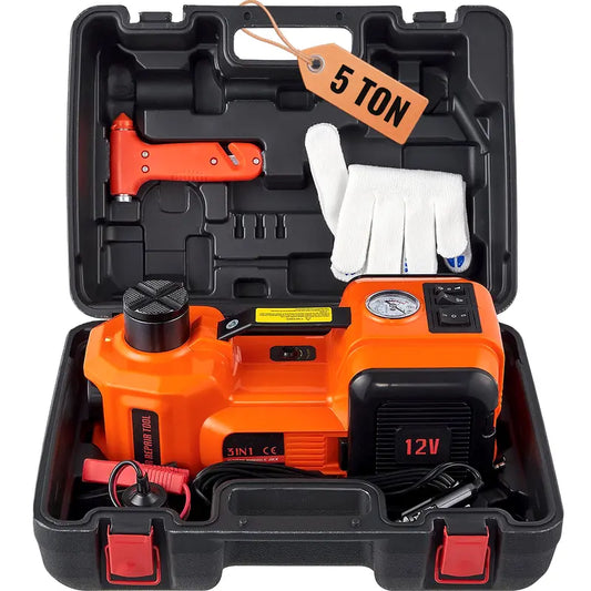 Electric Car Jack, 5 Ton/11023 LBS Hydraulic Car Jack