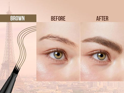 6D Hair-Like Finish Multi-Use Unisex 2-in-1 Brows & Beard Pen