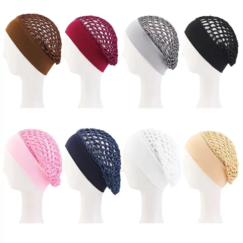 💖Hot 47% OFF🌹🌙 3-Piece Stretchy Wide-Edge Sleeping Cap Set