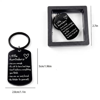 A Tiny Keychain With A Powerful Message 🎁