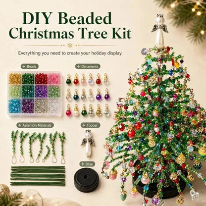 🎄 DIY Christmas tree bead kit – 🎅 Create your own sparkling Christmas decoration