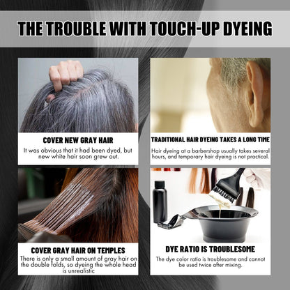 Last Day 49% OFF🔥Fruit Essence Hair Dyeing Comb, Natural Plant Extract Ingredient For All Hair Types