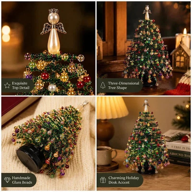 🎄 DIY Christmas tree bead kit – 🎅 Create your own sparkling Christmas decoration