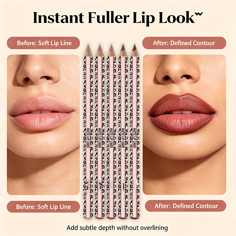 Full 12‑Color Lip Liner Set – Matte High Pigment, Long‑Lasting Non‑Fading 💋