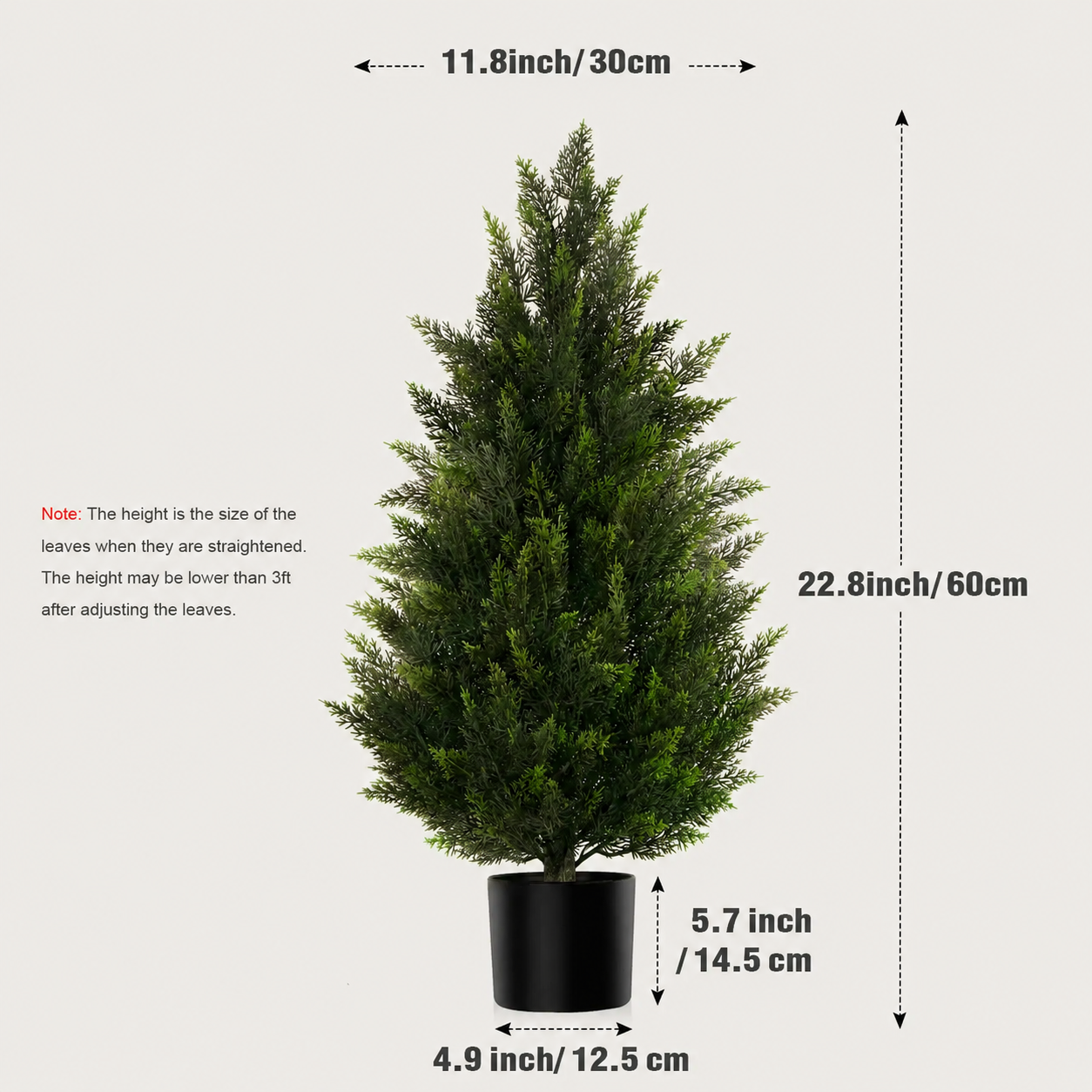 🏆#1 Bestselling🏆--Artificial Cedar And Cypress Wood Courtyard Front Porch Decoration