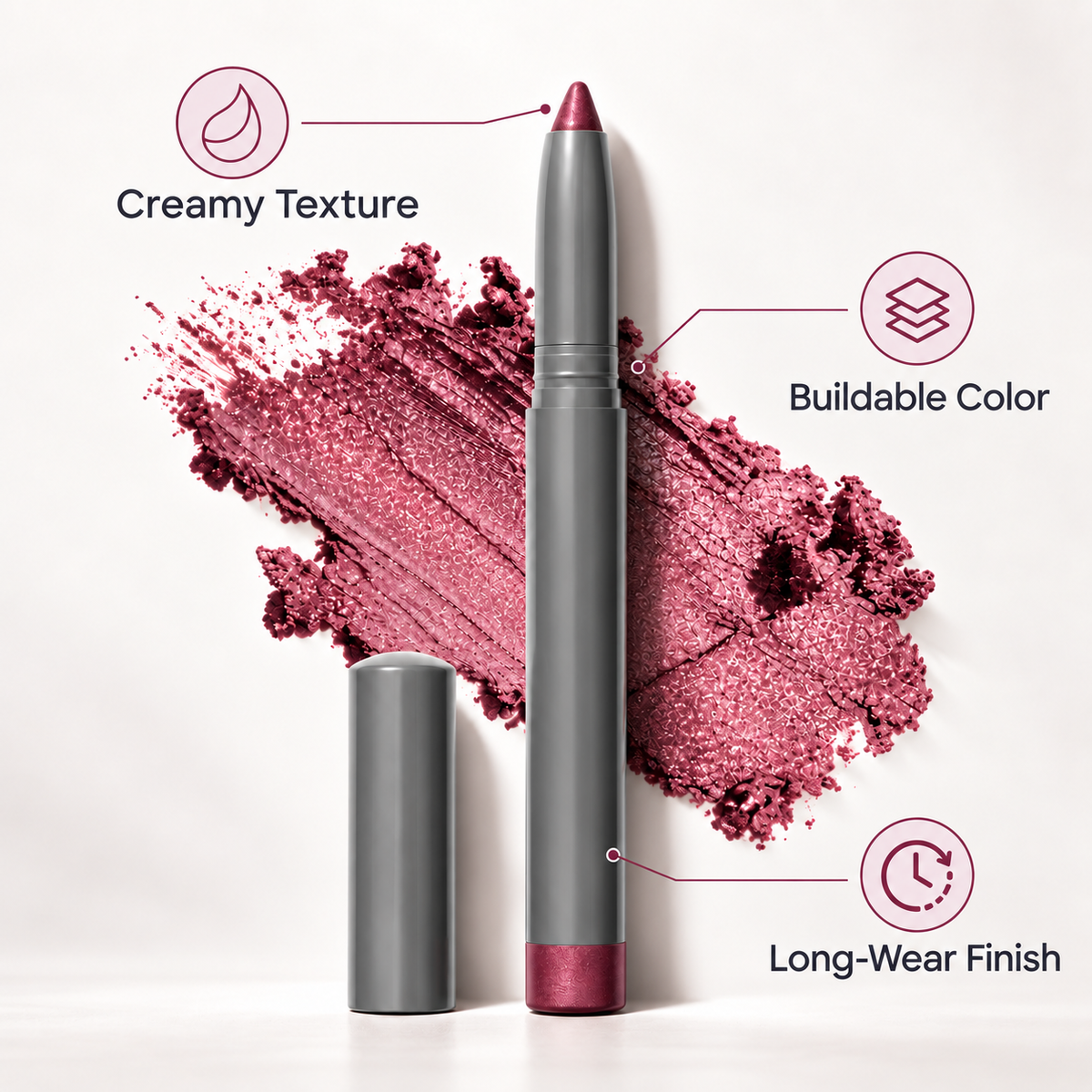 Lazy Fine Shimmer Eyeshadow Stick Brightening Contour Highlighter