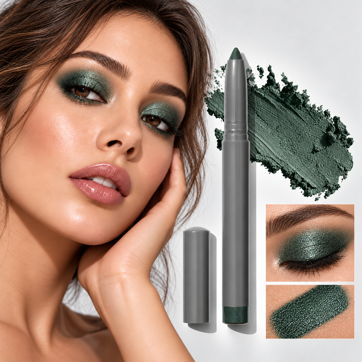 Lazy Fine Shimmer Eyeshadow Stick Brightening Contour Highlighter