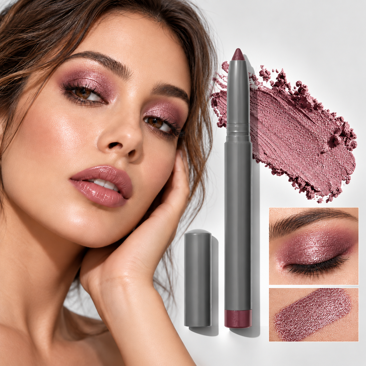 Lazy Fine Shimmer Eyeshadow Stick Brightening Contour Highlighter