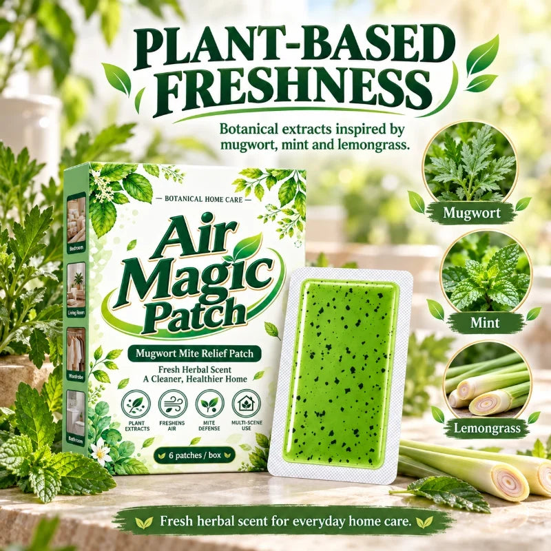 🌿 Mugwort Comfort Patches – 6-Piece Set, Long-Lasting Wear