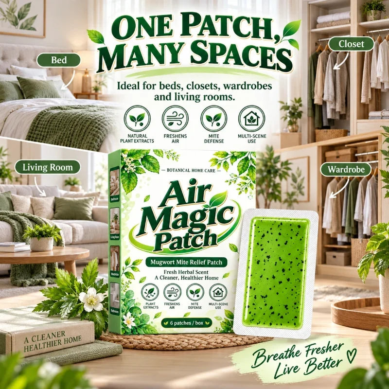 🌿 Mugwort Comfort Patches – 6-Piece Set, Long-Lasting Wear