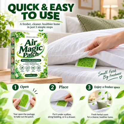 🌿 Mugwort Comfort Patches – 6-Piece Set, Long-Lasting Wear