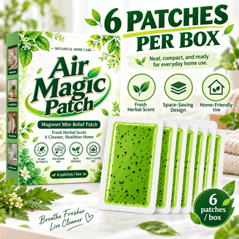 🌿 Mugwort Comfort Patches – 6-Piece Set, Long-Lasting Wear