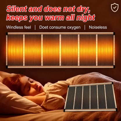 🏠🔥 2026 Upgraded Far-Infrared Ceramic Wall Heater – 3-S Rapid Heating, Energy Efficient,Low Noise & Quiet Comfort