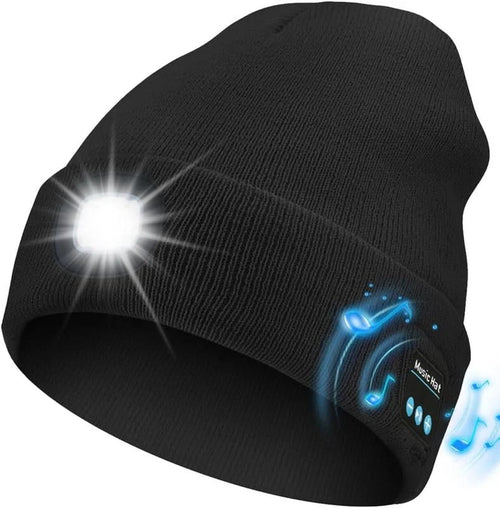 🔥Christmas Sale🎁🎄LED Bluetooth Beanie