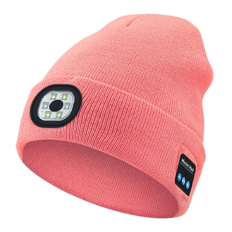 🔥Christmas Sale🎁🎄LED Bluetooth Beanie