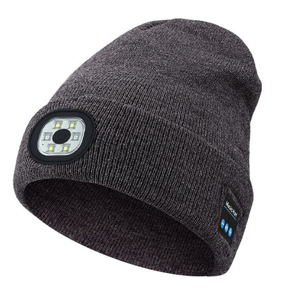 🔥Christmas Sale🎁🎄LED Bluetooth Beanie