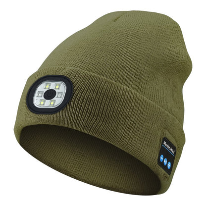 🔥Christmas Sale🎁🎄LED Bluetooth Beanie