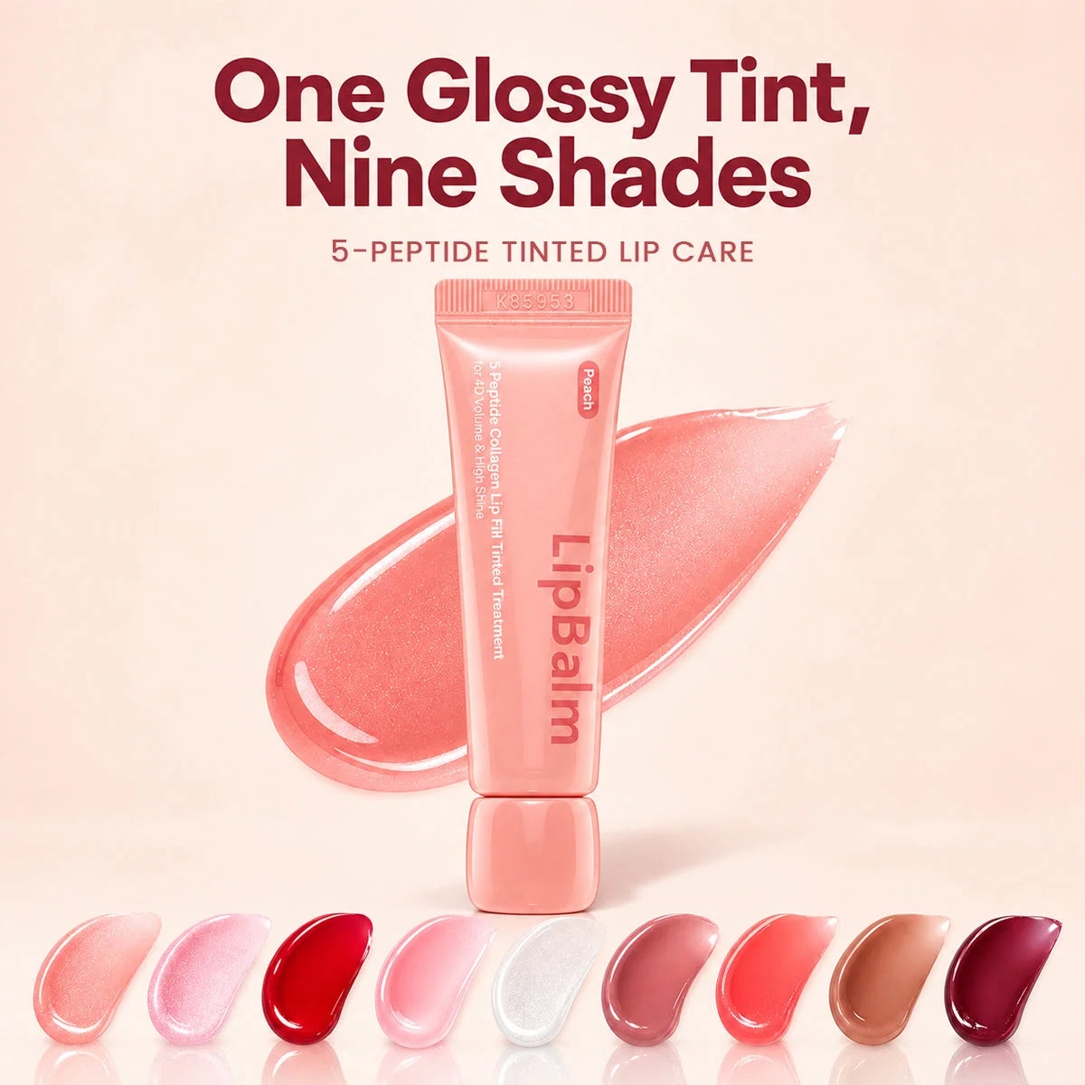 Skincare-Grade LIP CARE with 5 PEPTIDES