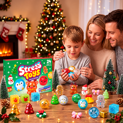 Advent Calendar 2026 Christmas Stress Relief Toy 24PCS Squeeze