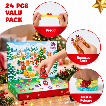 Advent Calendar 2026 Christmas Stress Relief Toy 24PCS Squeeze