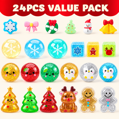 Advent Calendar 2026 Christmas Stress Relief Toy 24PCS Squeeze