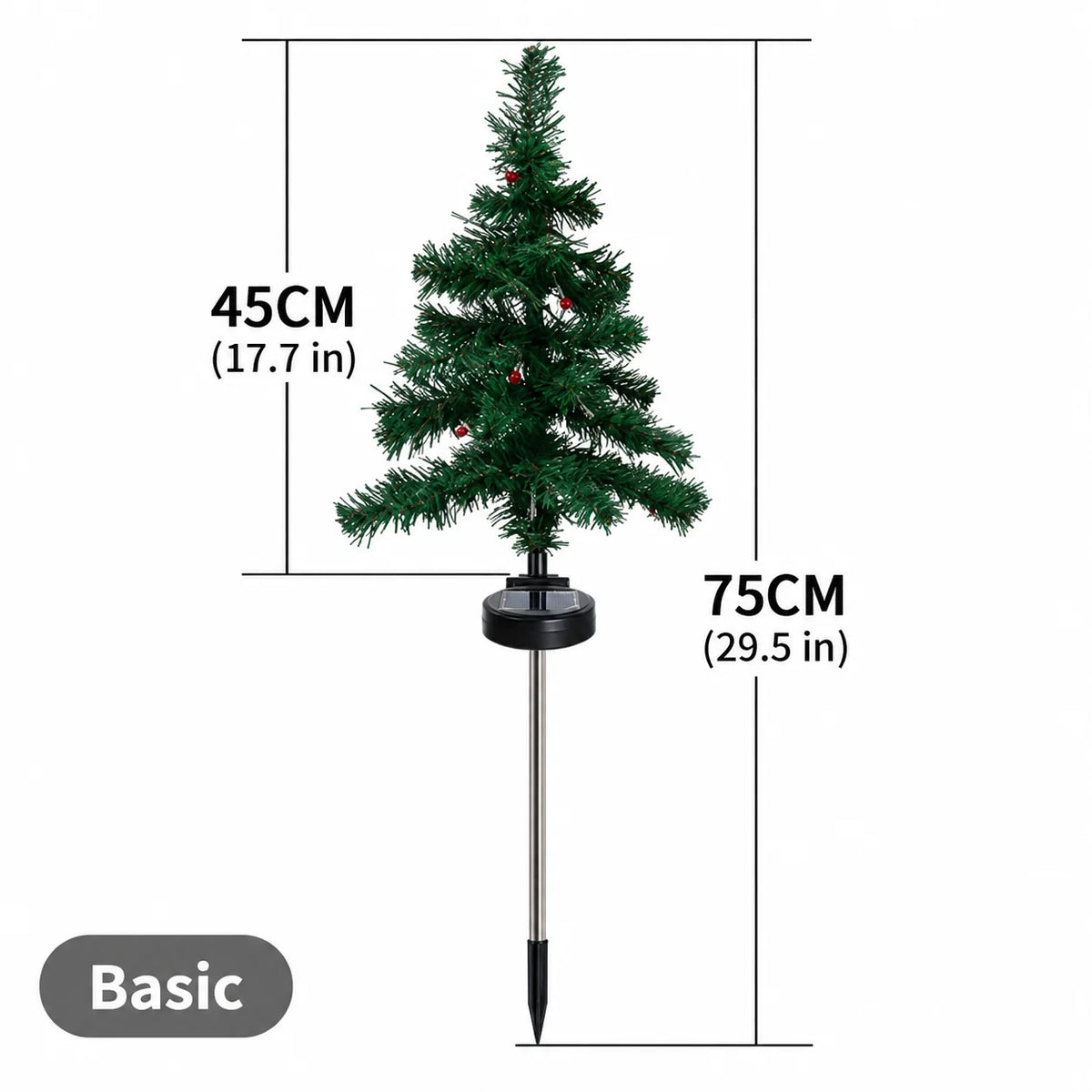 🎄 Solar Christmas Tree Lights –  DIY Outdoor Holiday Decor