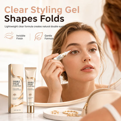 Ditch Eyelid Tape Instantly! Invisible Double Eyelid Styling Gel