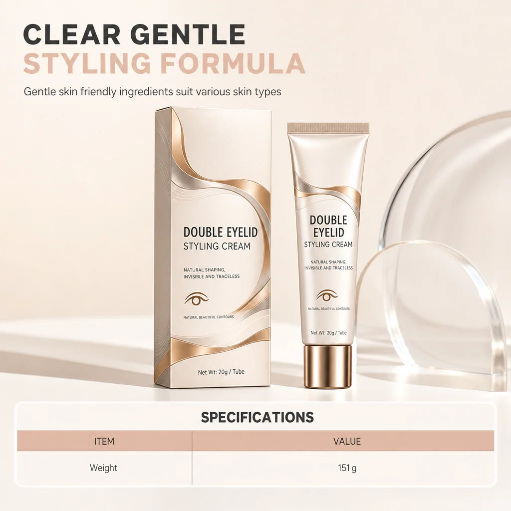 Ditch Eyelid Tape Instantly! Invisible Double Eyelid Styling Gel
